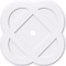 Ekena Millwork Charlotte Architectural Grade PVC Ceiling Medallion, 38"OD x 3"ID x 15 1/4"C x 1"P, One-Piece CMP38CE-03000 - alternate 1